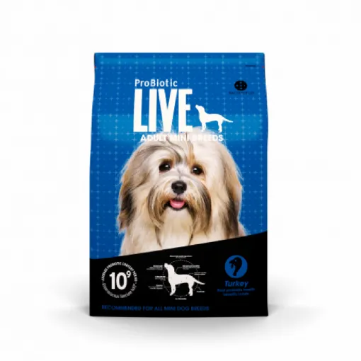 Picture of ProBiotic Live Adult Mini Breeds with Turkey Dog Dry Food